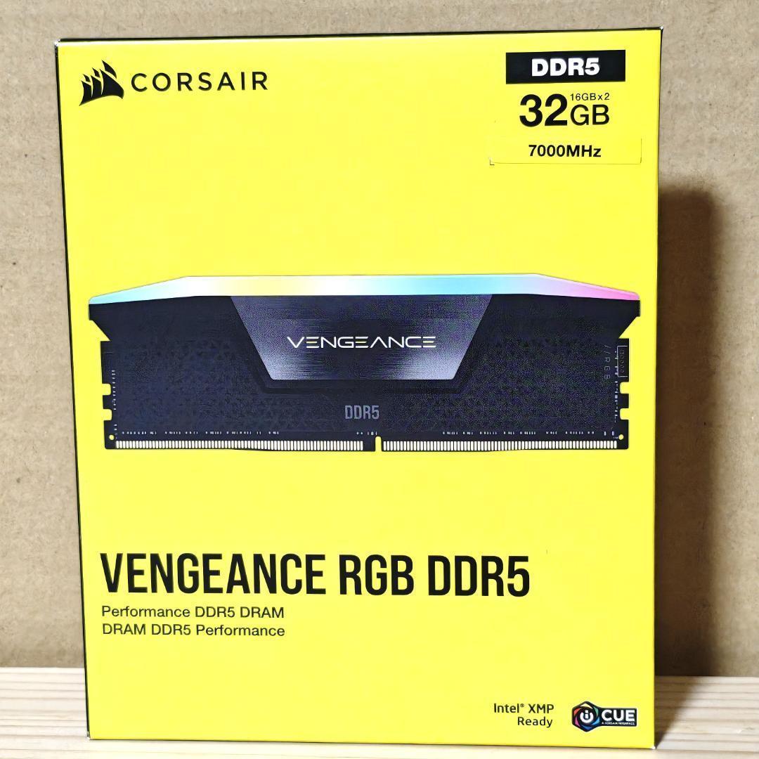 メモリー CORSAIR DDR5 VENGEANCE RGB 32GB 16GBx2