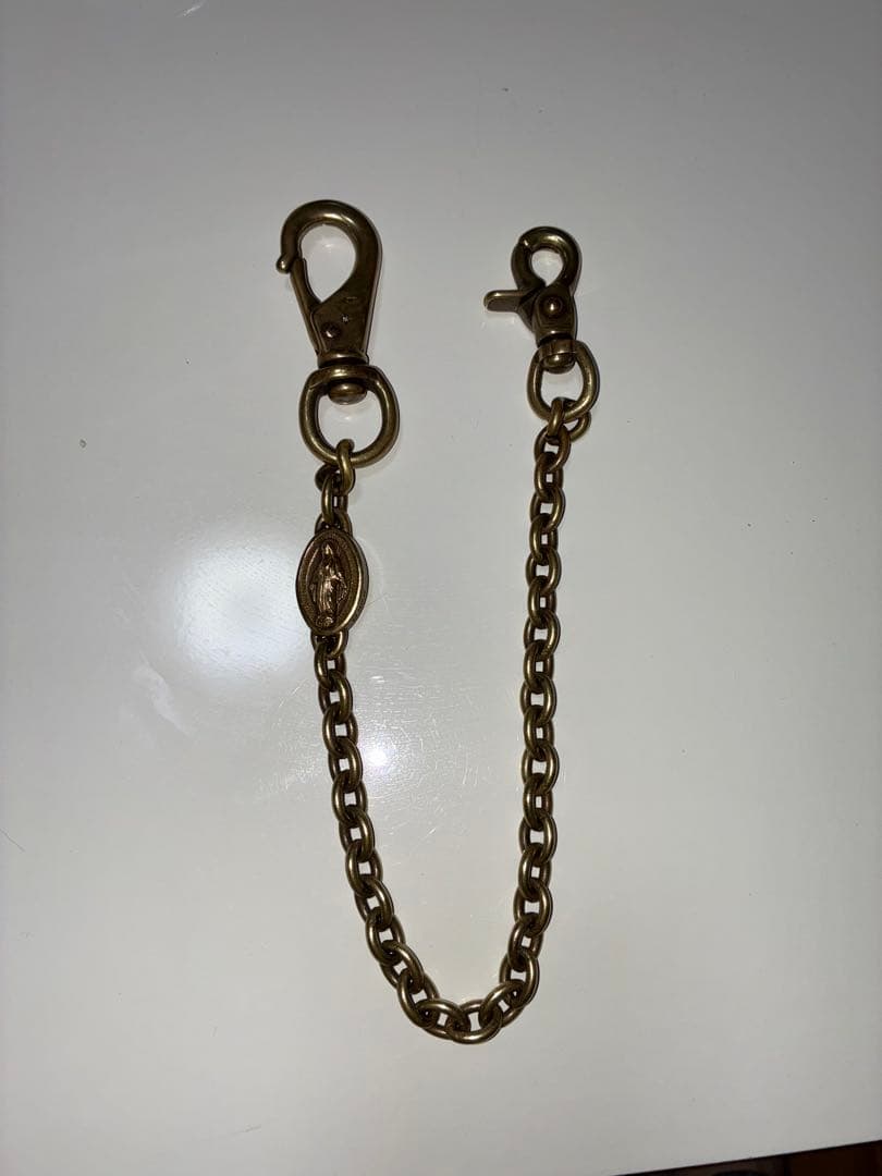 amp japan アンプジャパン　真鍮マリアウォレットチェーン