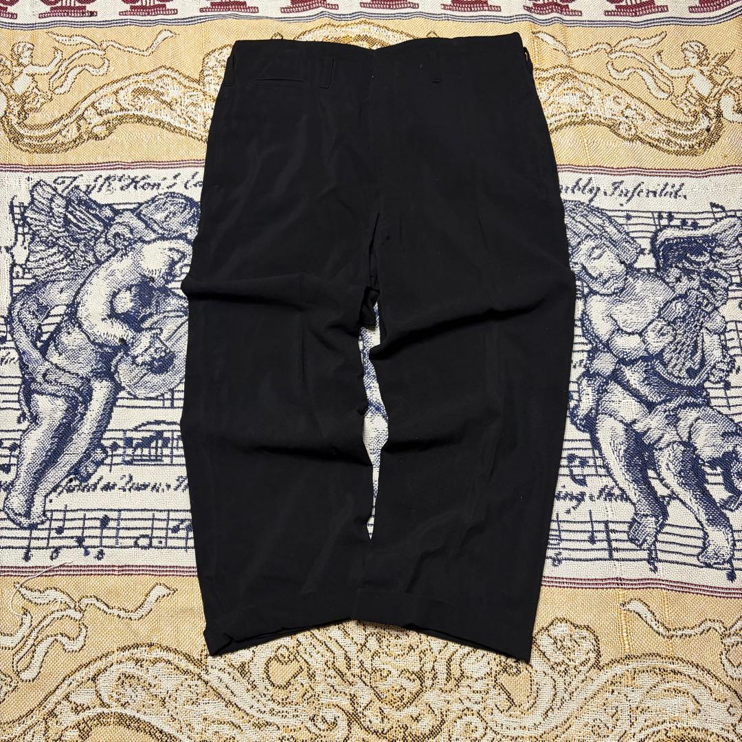 50s 60s ウールギャバジンスラックス ブラック ギャバスラ レーヨン