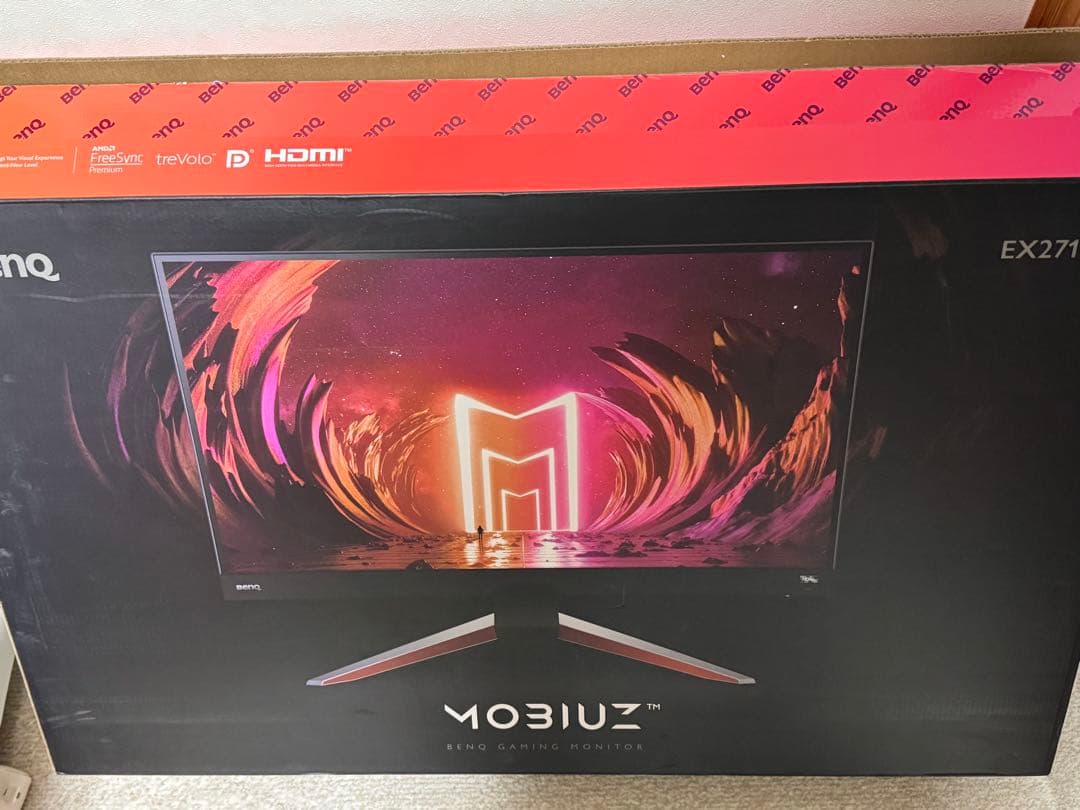 【美品】BenQ MOBIUZ EX2710Q 27インチ ゲーミングモニター