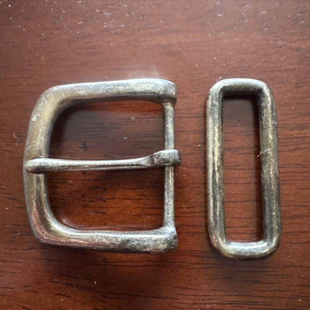 vintage 日本製 925スターリングシルバー バックルセット