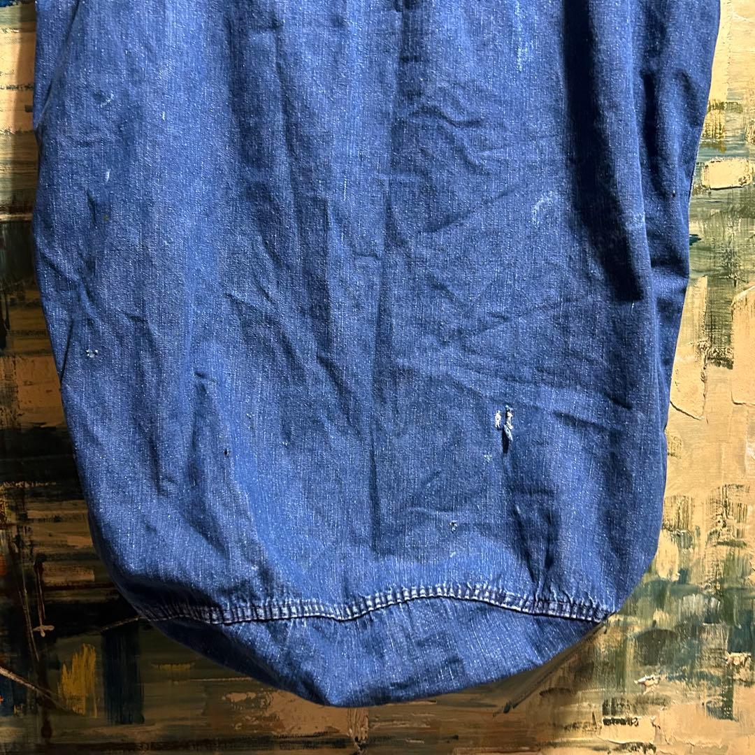 USミリタリー第二次大戦WWII 40’s デニムランドリーバッグ