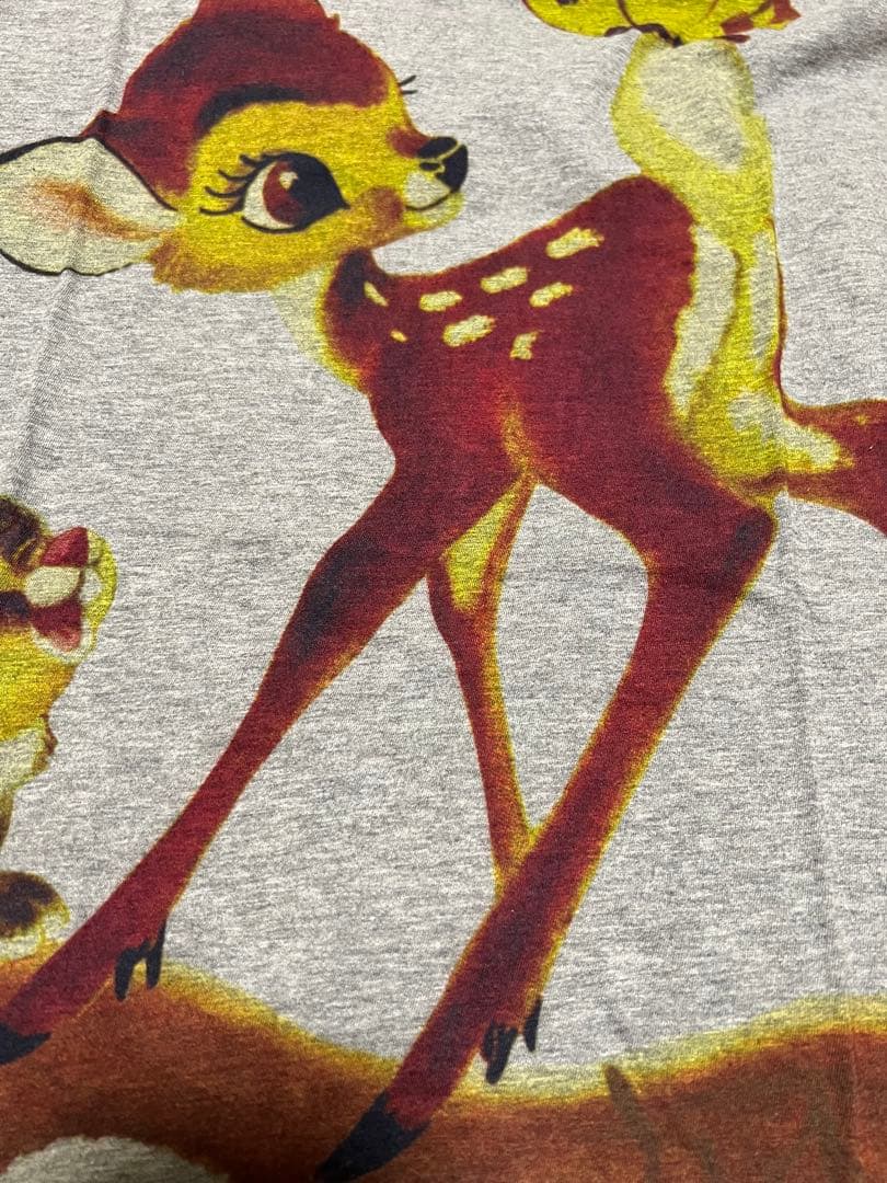 muchacha×Disney バンビプリント　スーピマ天竺　ワンピース