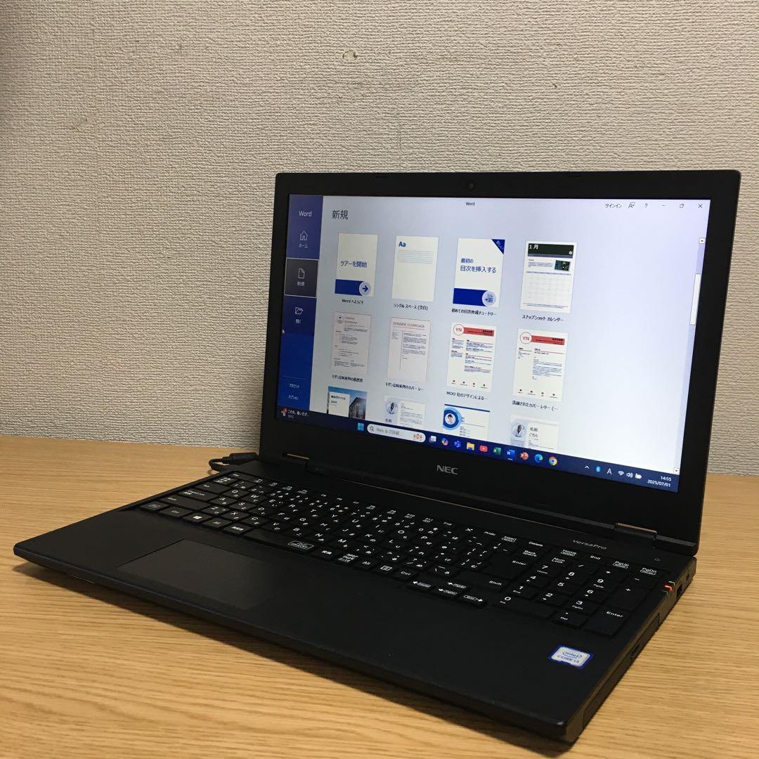 NEC VersaPro Win11 8世代i3 8Gメモリ SSD 15.6’