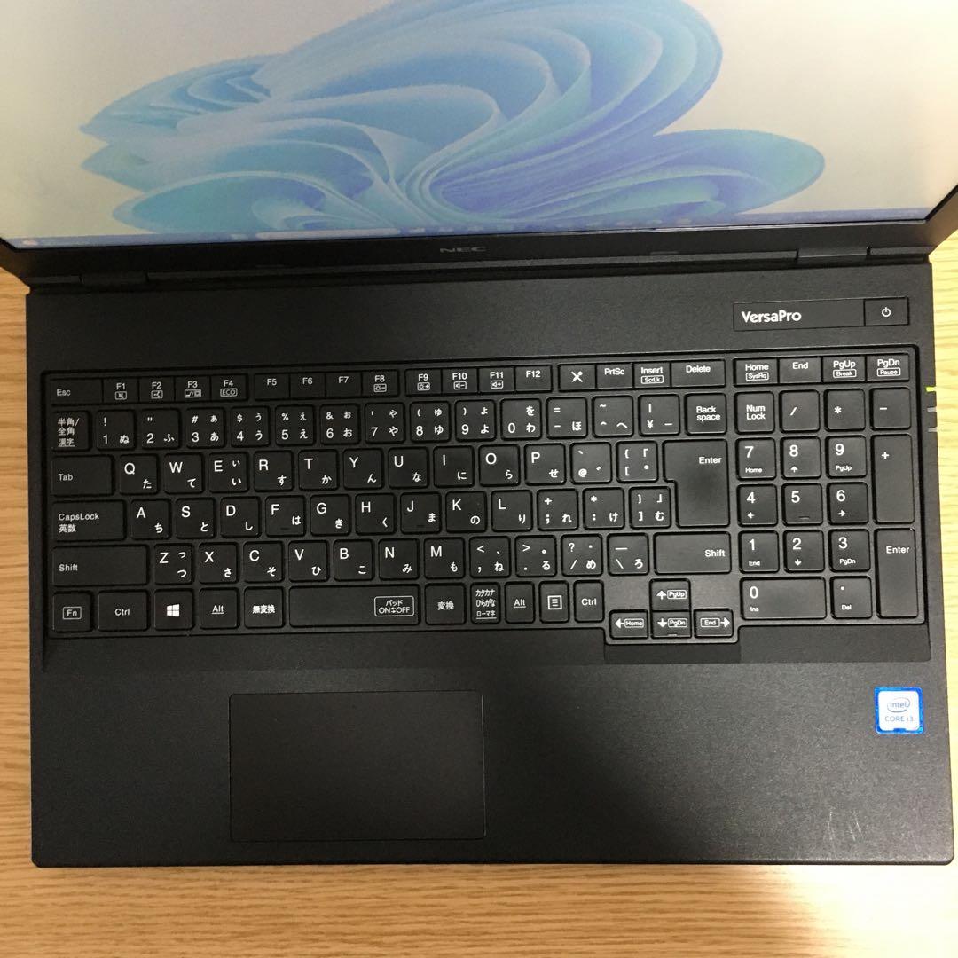NEC VersaPro Win11 8世代i3 8Gメモリ SSD 15.6’