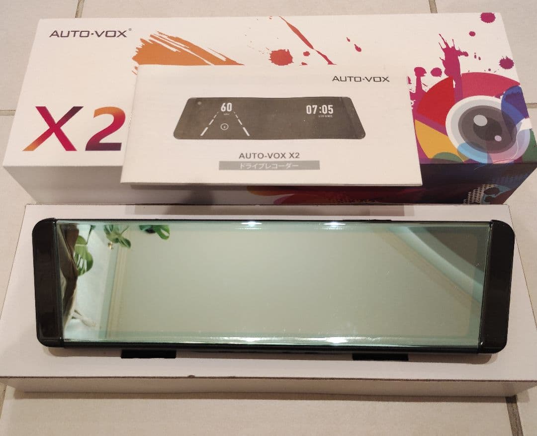 AUTO-VOX X2 9.88インチ ドライブレコーダーデジタルインナーミラー