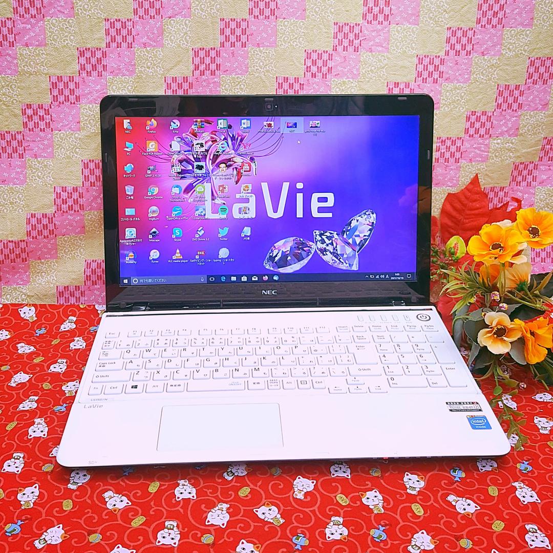 極上品！大人気！美品/3世代Celeron /NEC /新型Win10/動画編集