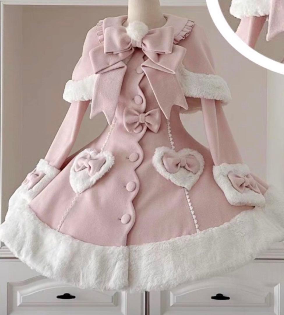 甘ロリ ロリィタ コート ベレー帽