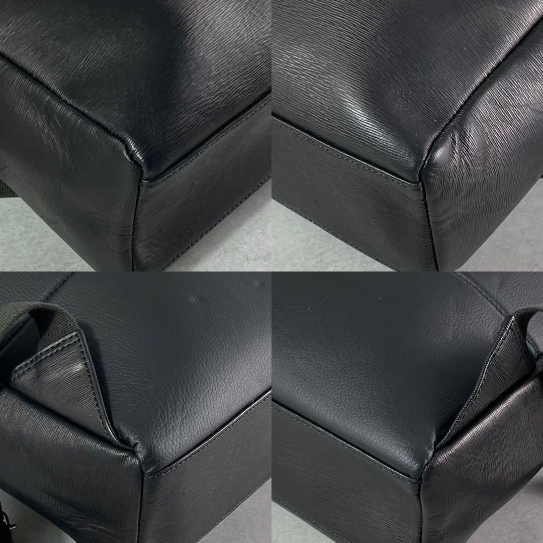 ＤＡＤＡ✨ヴィヴィアン ADVAN リュック レザー 黒系 オーブチャーム