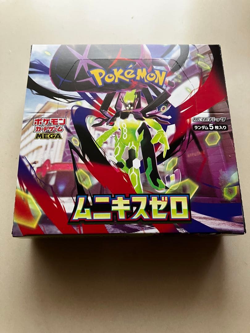 ポケモンカードゲーム ムニキスゼロ 1BOX シュリンクなし
