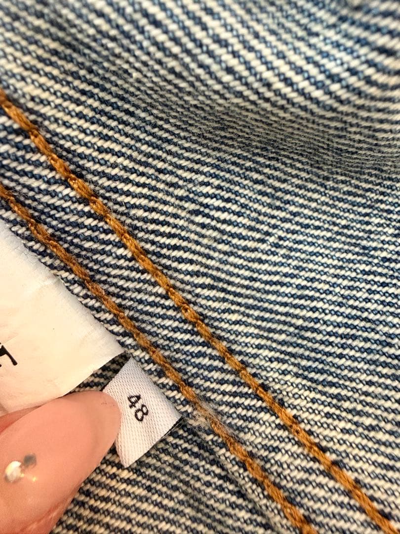 新品 LOEWE メンズ アナグラム オーバー デニム ジャケット