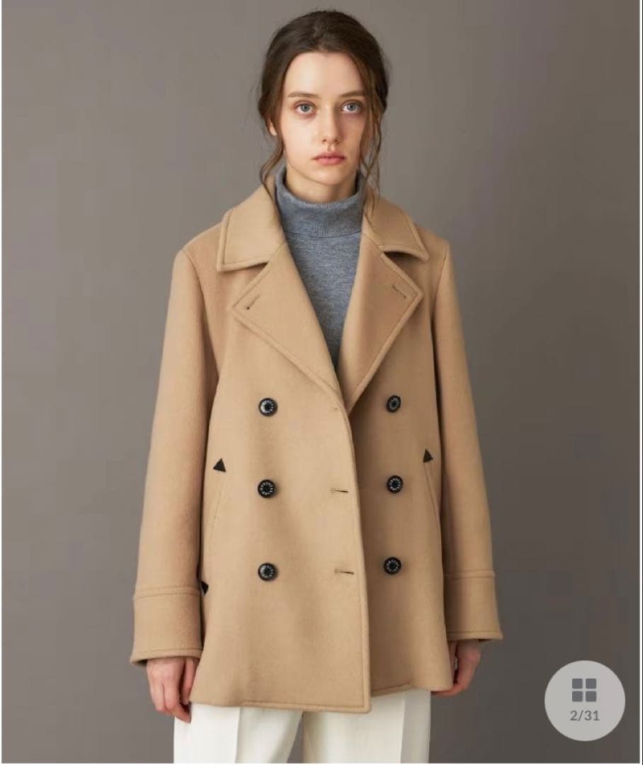 DRESSTERIORドレステリア　AラインPコート38未使用品