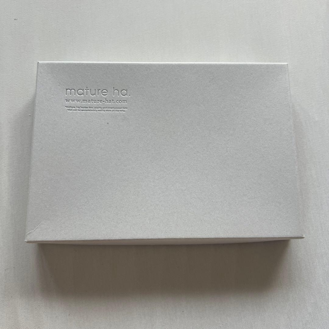 【値下げ】mature ha. マチュアーハ boxed hat