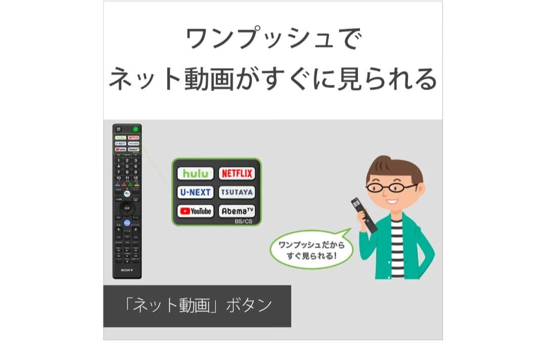 【cat9】21年製 SONYBRAVIA 55V型【KJ-55A8H】