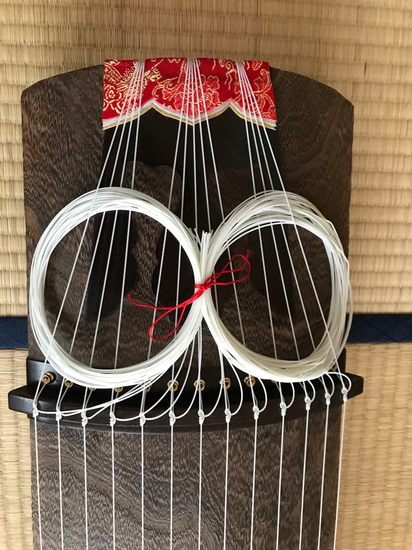 やっさん 13弦琴セット（琴本体、琴カバー、琴爪、琴柱など）