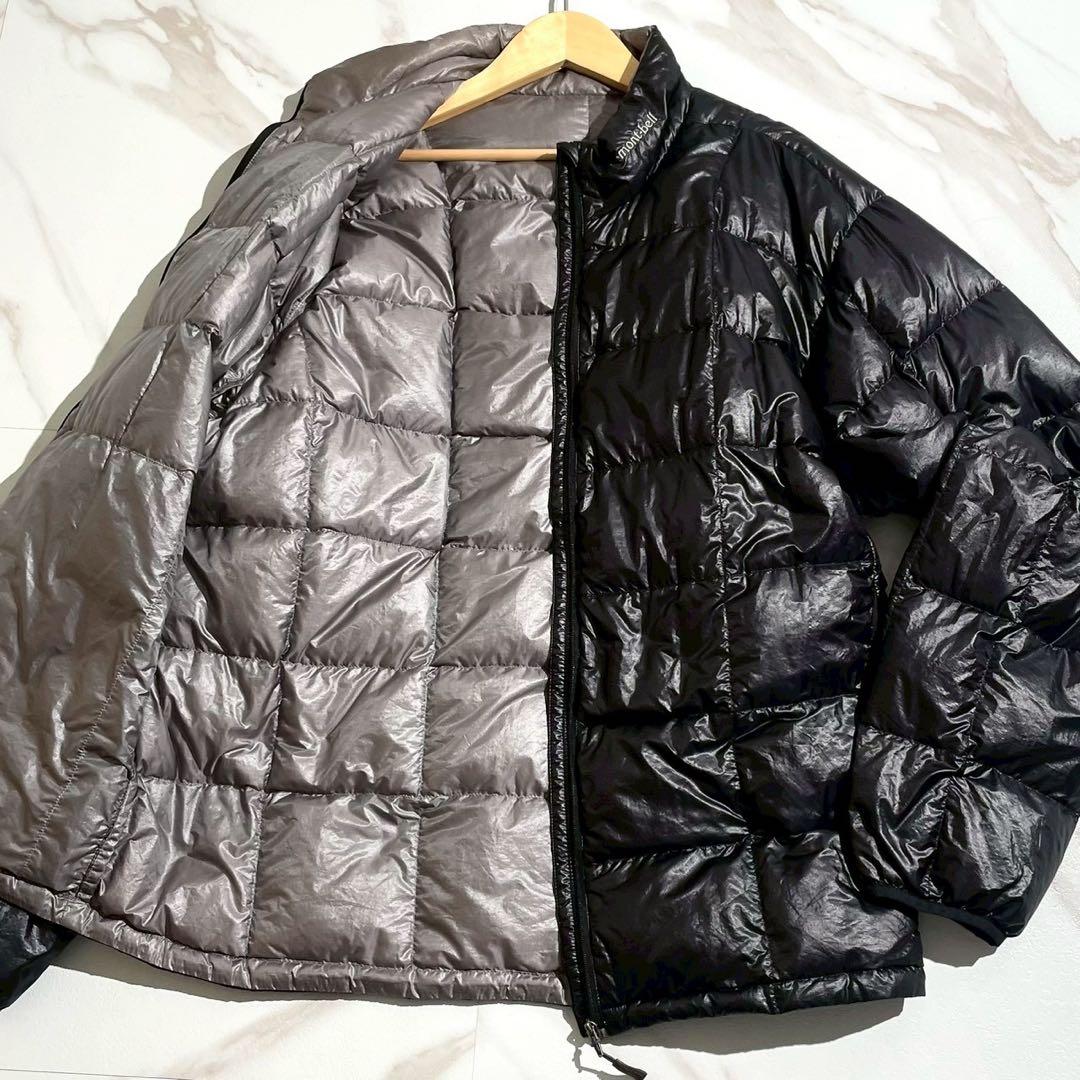 【XL】mont-bell モンベル ダウンジャケット キルティング 黒