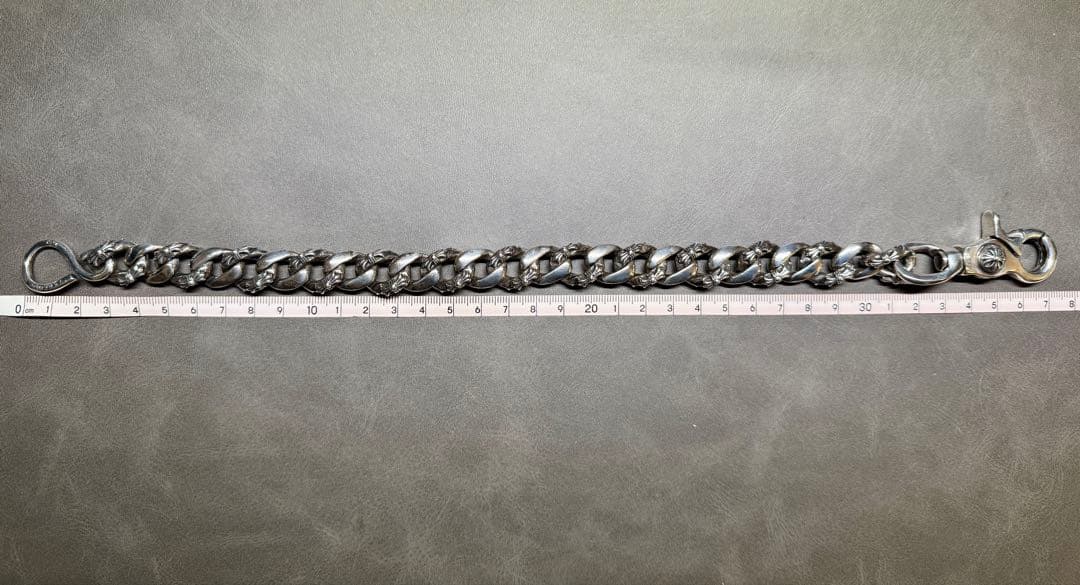 クロムハーツ 1クリップ ファンシー ウォレットチェーン ショート インボイス付