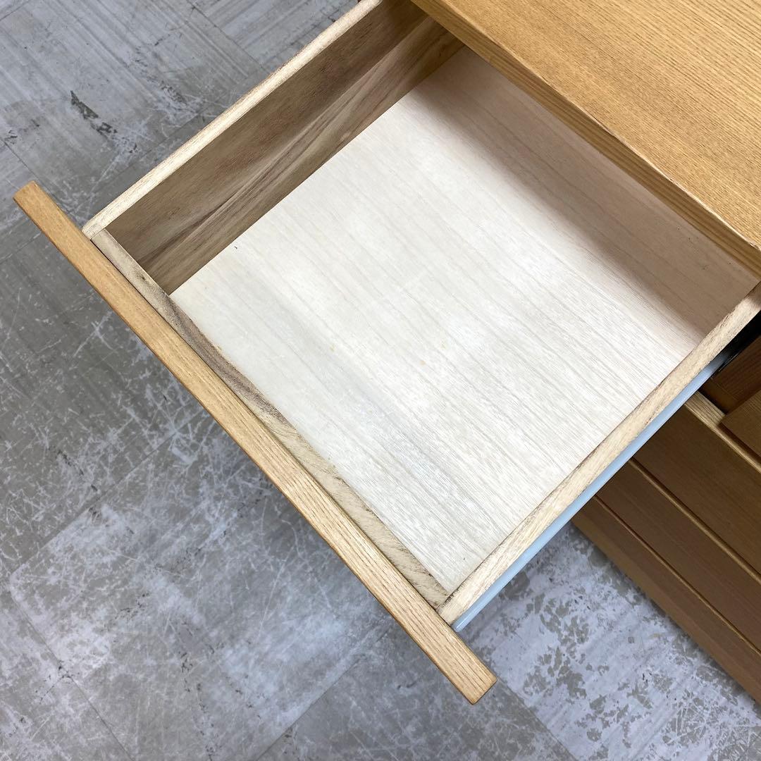 MUJI 無印良品 チェスト 引き出し 収納 4段 オーク材突板