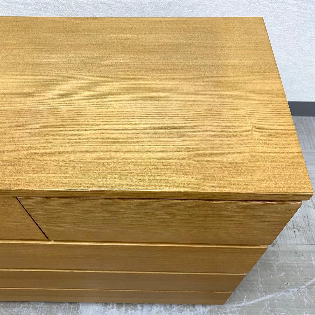 MUJI 無印良品 チェスト 引き出し 収納 4段 オーク材突板