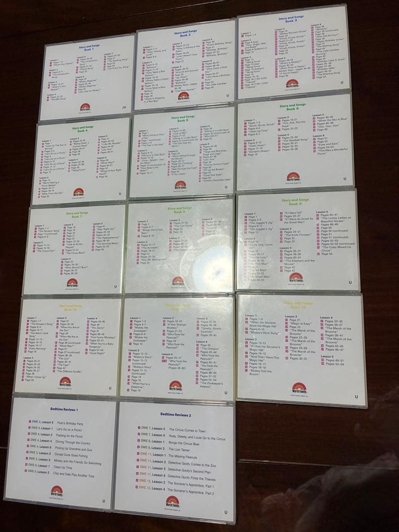 ディズニー英語システム　メインプログラムセット