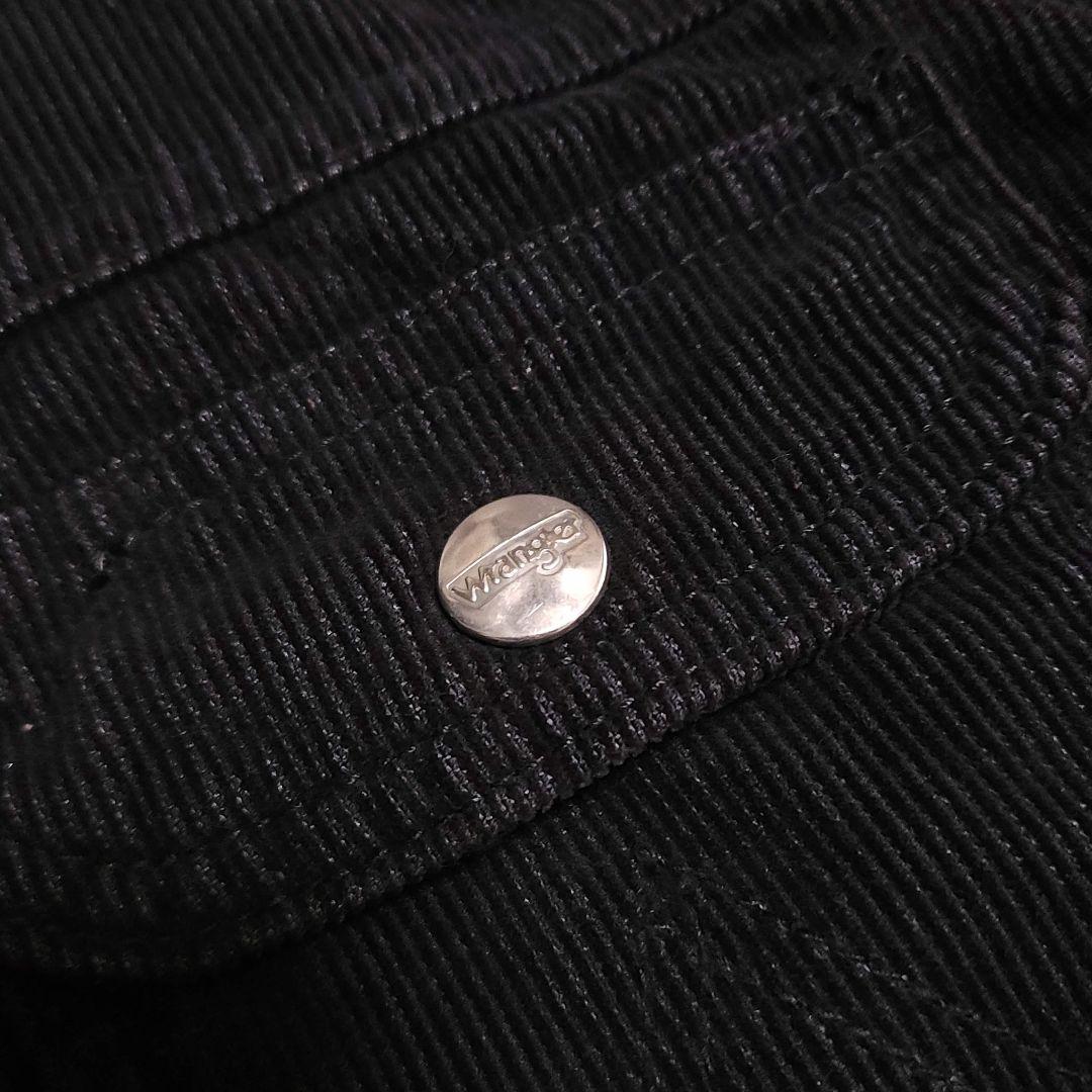 Wrangler 11MJZ コーデュロイ ボアジャケット 黒ブラック ラングラ