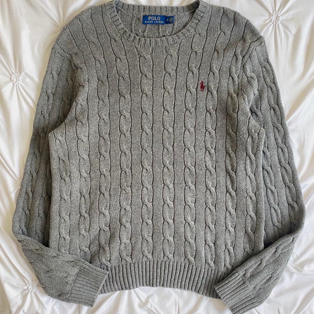 現行 polo Ralph Laurenケーブルニット セーターMサイズ