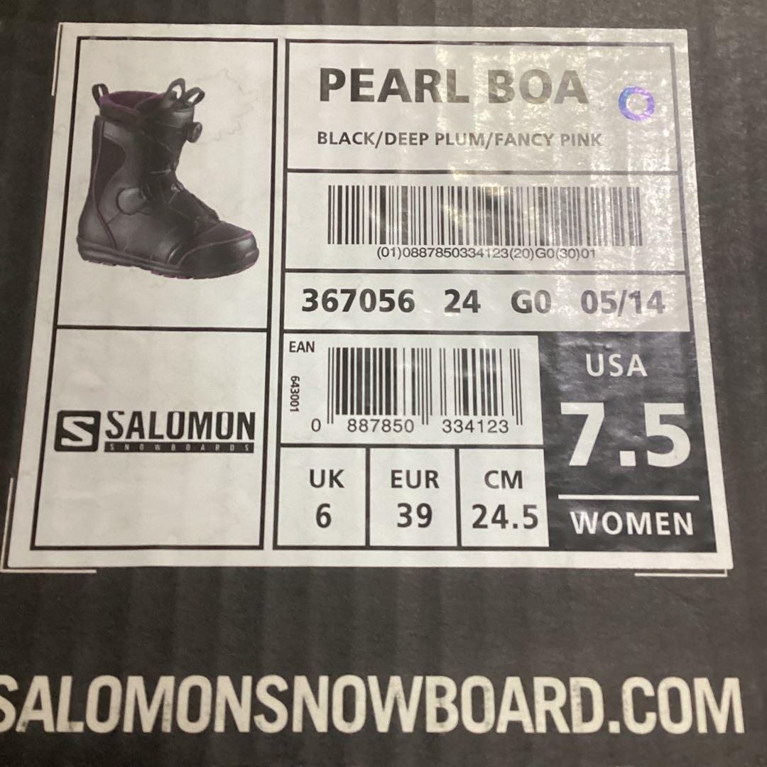 SALOMON PEARL BOA スノーボードブーツ 7.5
