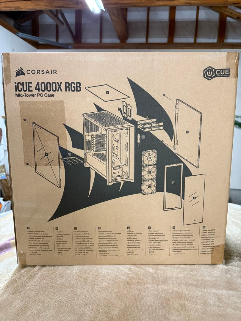 Corsair iCUE 4000X RGB PCケース　コルセア