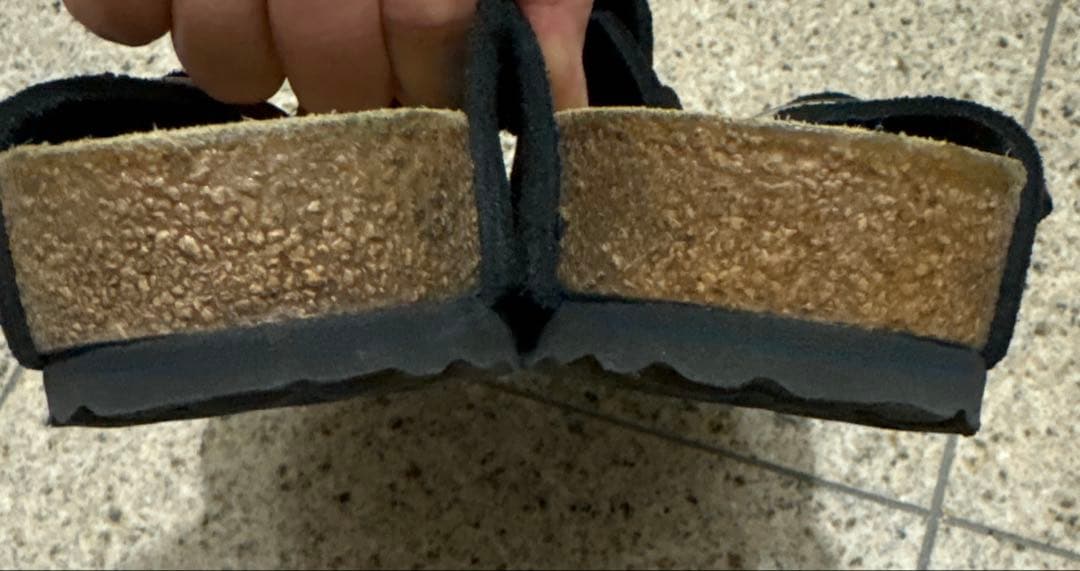 ビルケンシュトック☆ボストン　ビッグバックル　黒色