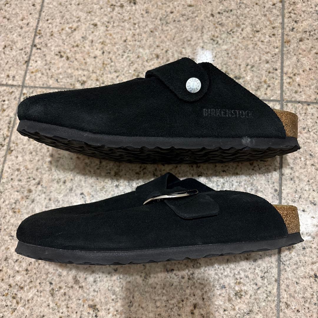 ビルケンシュトック☆ボストン　ビッグバックル　黒色