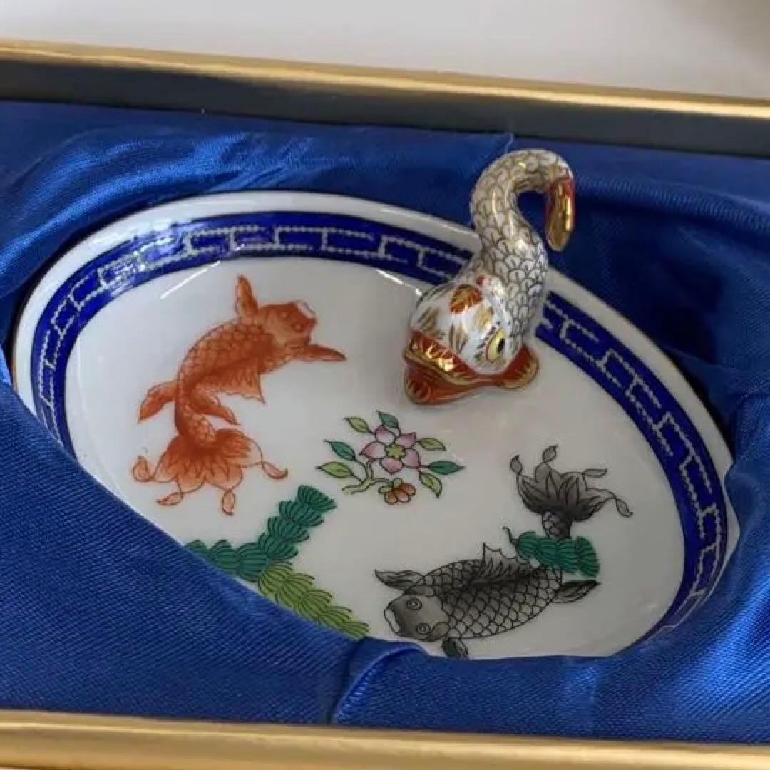 専用ヘレンド　シノワズリ　ポワッソン　小物入れ