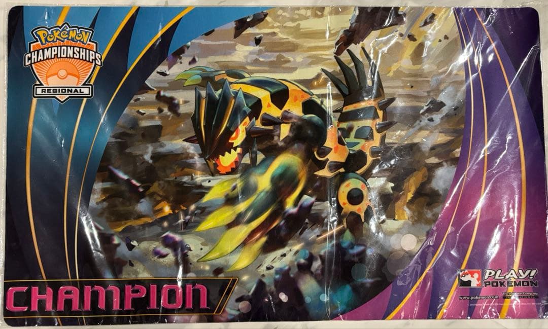 ポケモンカード プレイマット champion ゲンシグラードン 英語版 海外