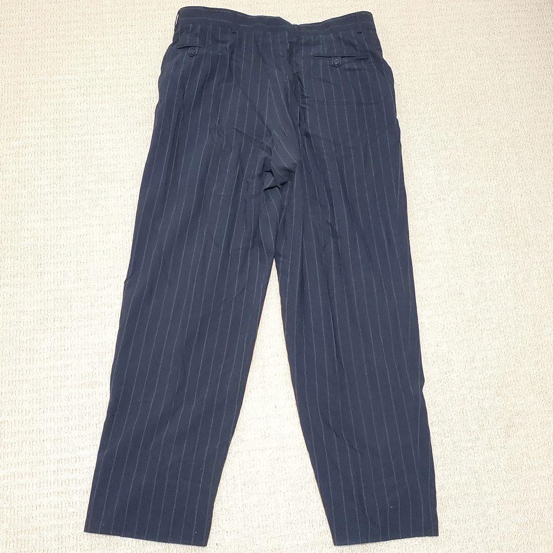 希少✨大きいサイズ ジョルジオアルマーニブラック ストライプ ダブル スーツ