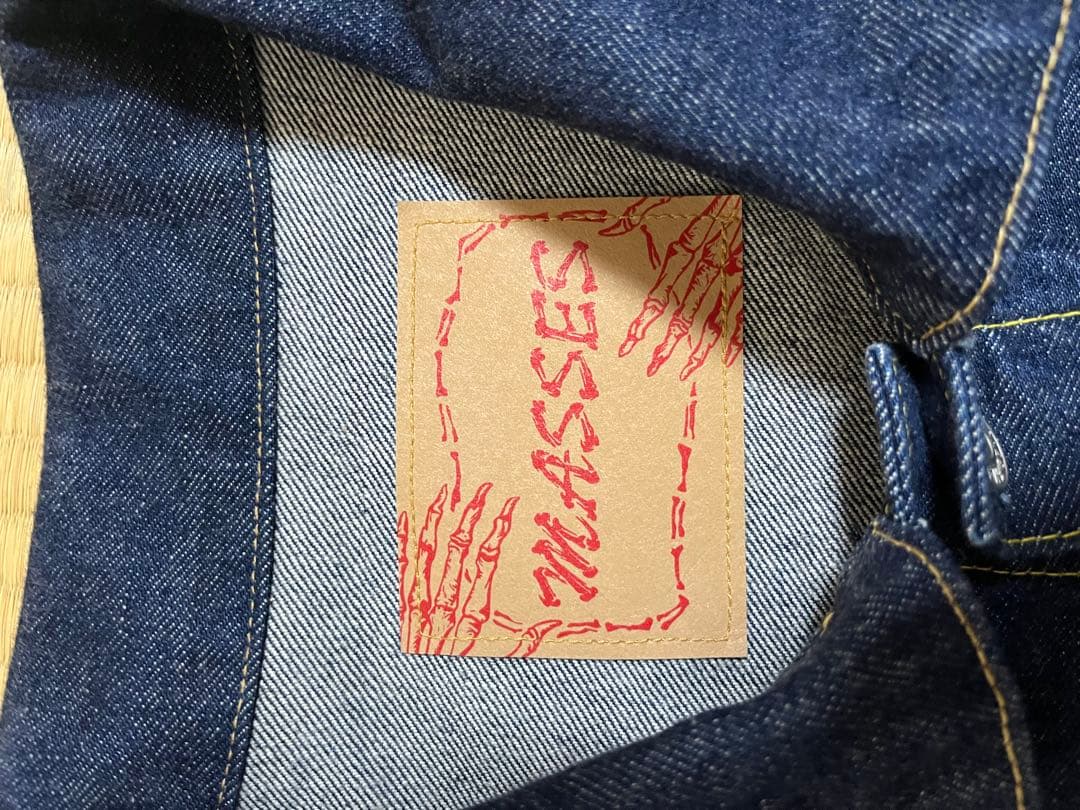 MASSES マシス デニムジャケット 2nd Lサイズ ワンウォッシュ