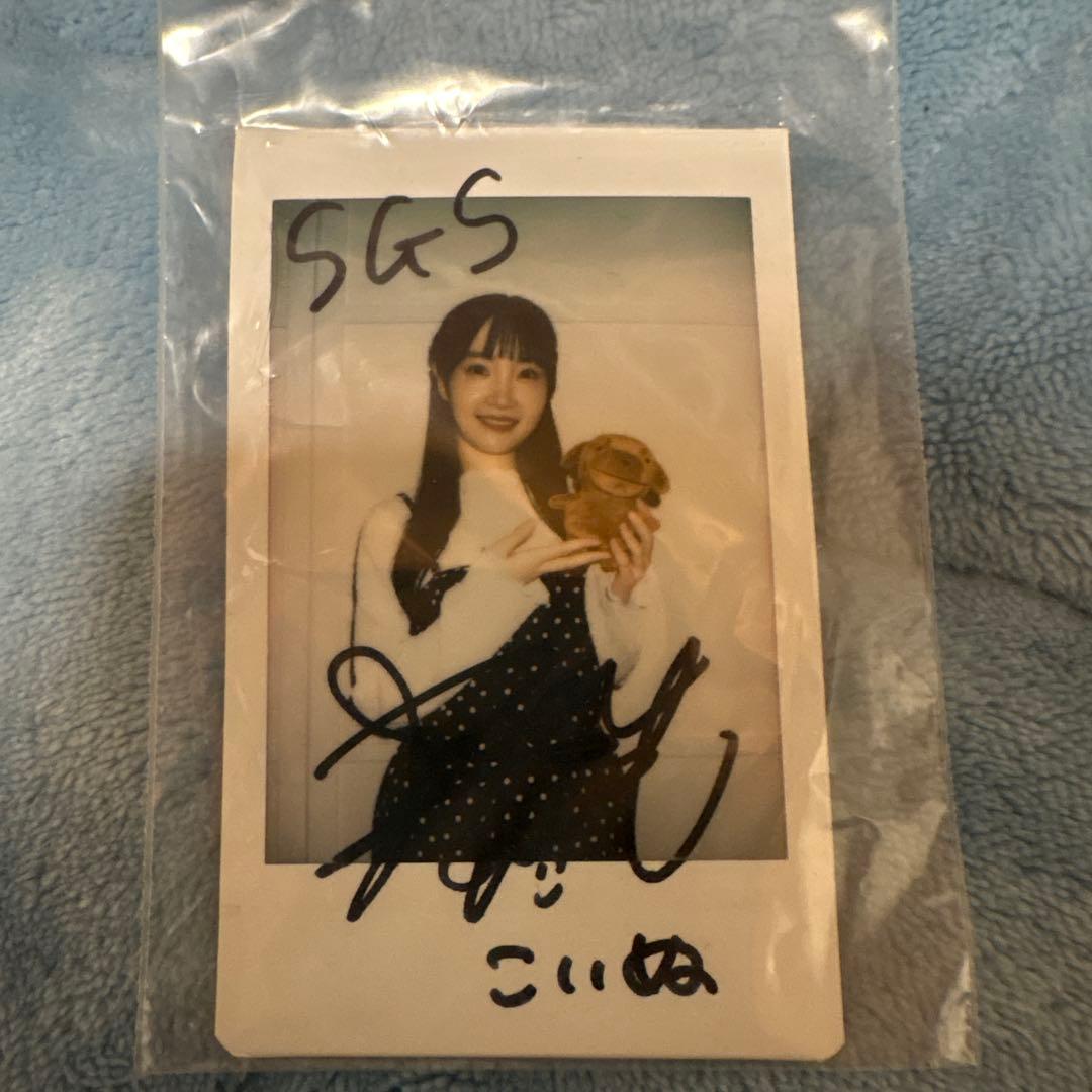 長縄まりあ　直筆サイン入りチェキ