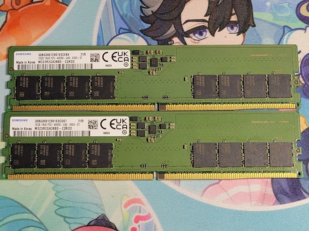 SAMSUNG DDR5 32GB(16gb×2枚) PC5