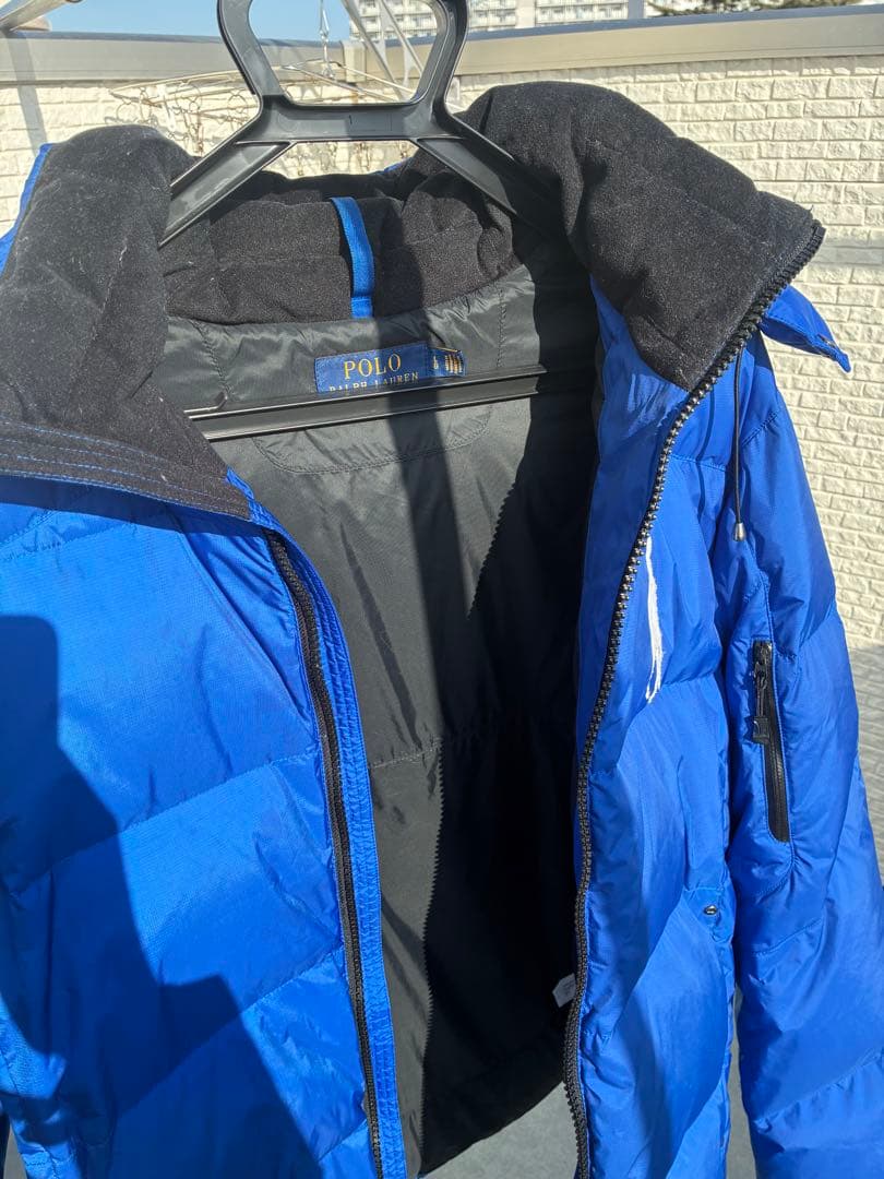 POLO Ralph lauren ダウンジャケット 青　180/100A L