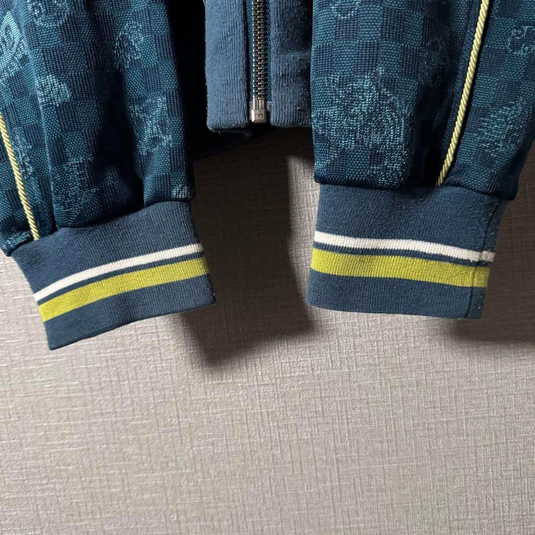 人気Lサイズ★オニツカタイガー トラックジャケット スリーブロゴ 総柄 刺繍 虎