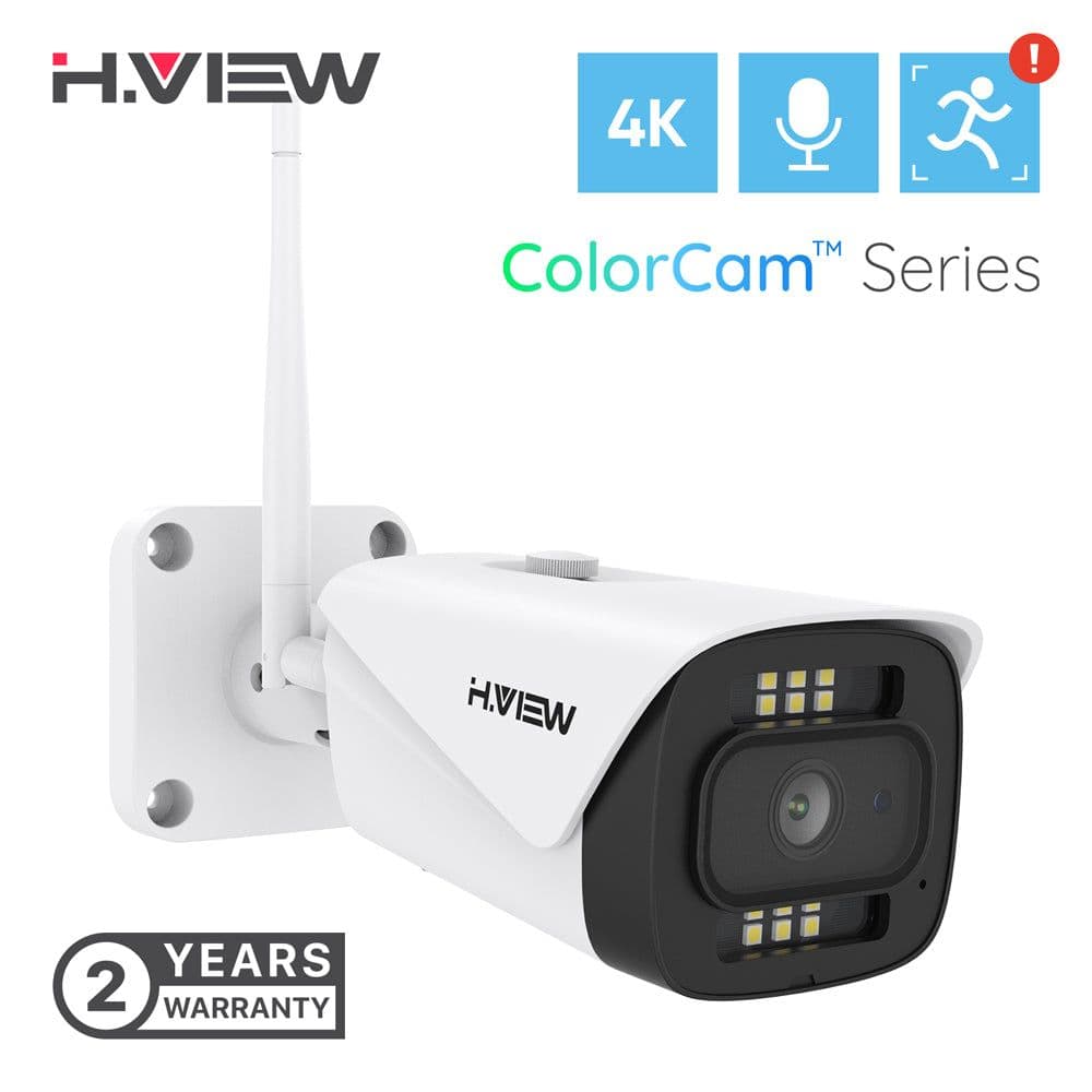 希少 H.VIEW フルカラー HV-WF800A5 防犯カメラ 入手困難品