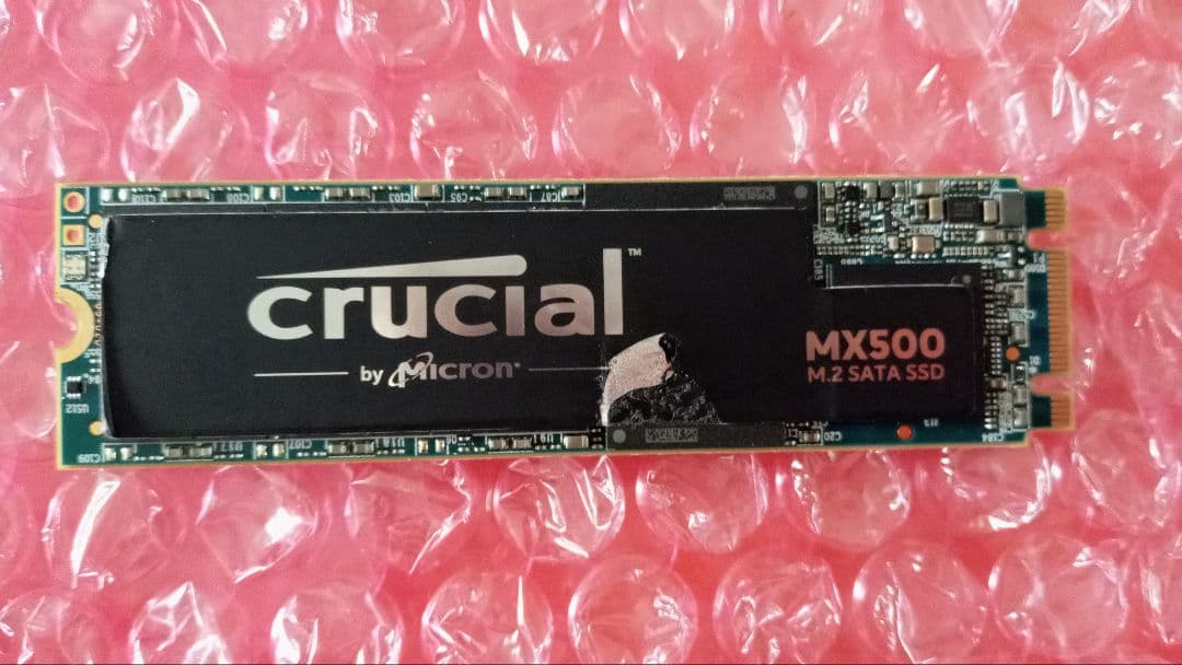 Crucial SSD M.2 1000GB MX500シリーズ　②