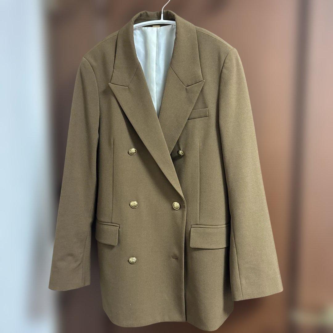 ミラオーウェン ダブルブレスト テーラードジャケット