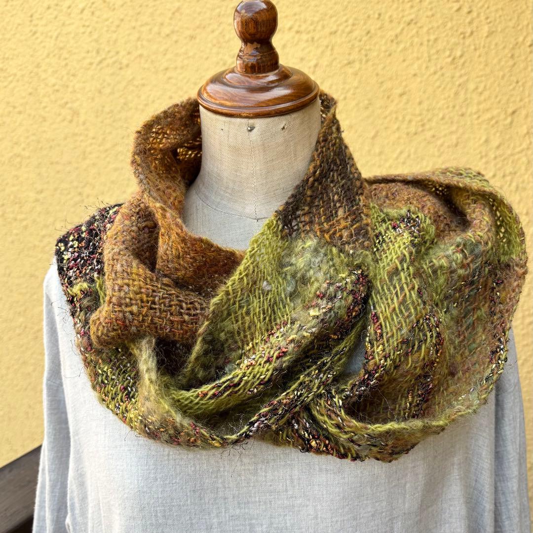 {いらっしゃいませ様 リクエスト 3点 まとめ商品ハンドメイド★手織りスヌード