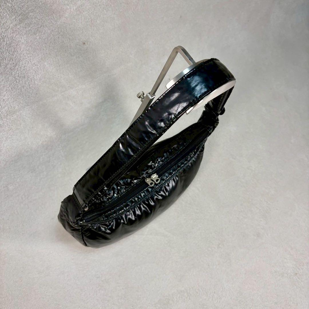 【美品✨】廃盤ポーターガール ボンボン ショルダーバッグ ハーフムーン　ナイロン