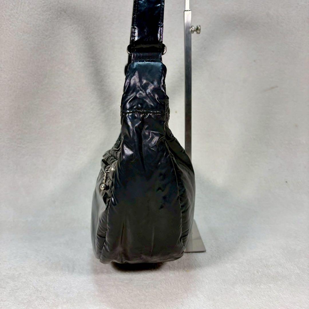 【美品✨】廃盤ポーターガール ボンボン ショルダーバッグ ハーフムーン　ナイロン