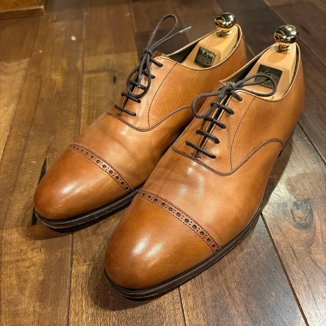 CROCKETT&JONES ARDENブラウンレザー ドレスシューズ※送料込