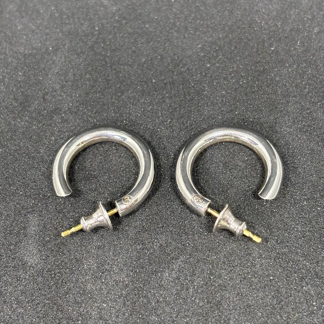 CAREERING シルバー フープピアス 501 キャリアリング SV