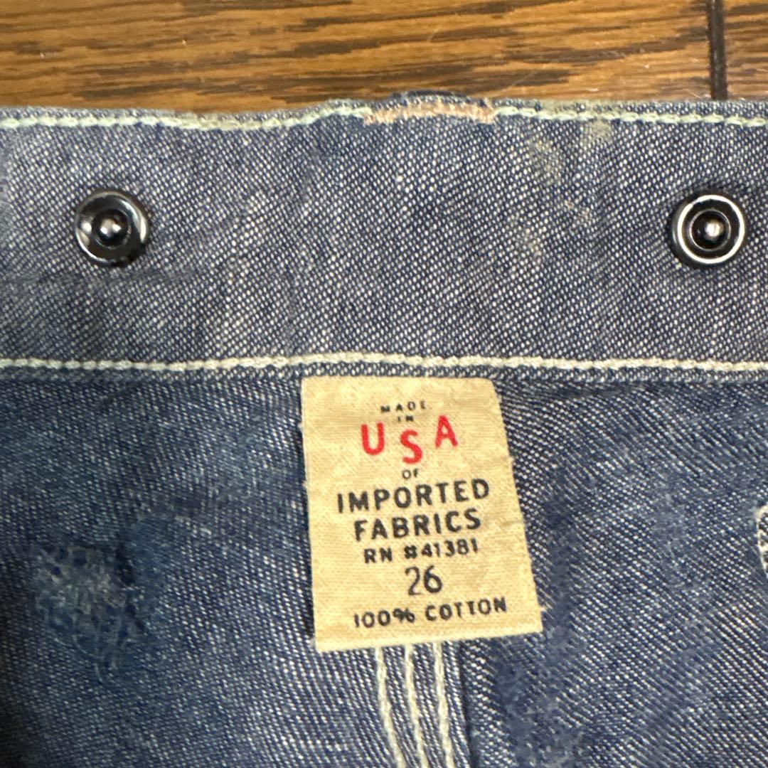 RRL ペインターパンツ　バックルバック