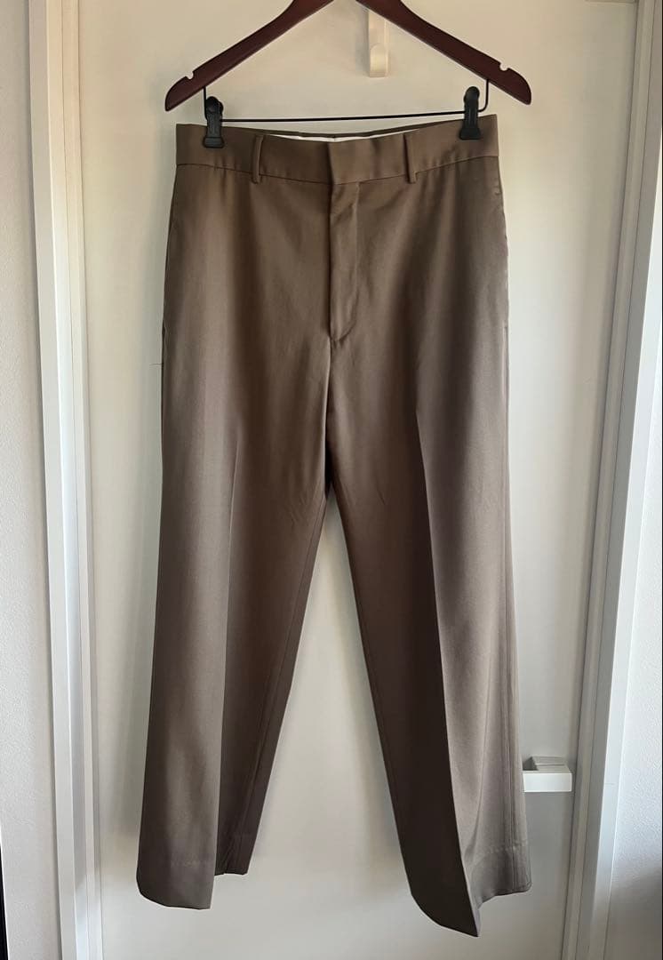 H BEAUTY & YOUTH ウーステッド ヴェイキャント フレア パンツ