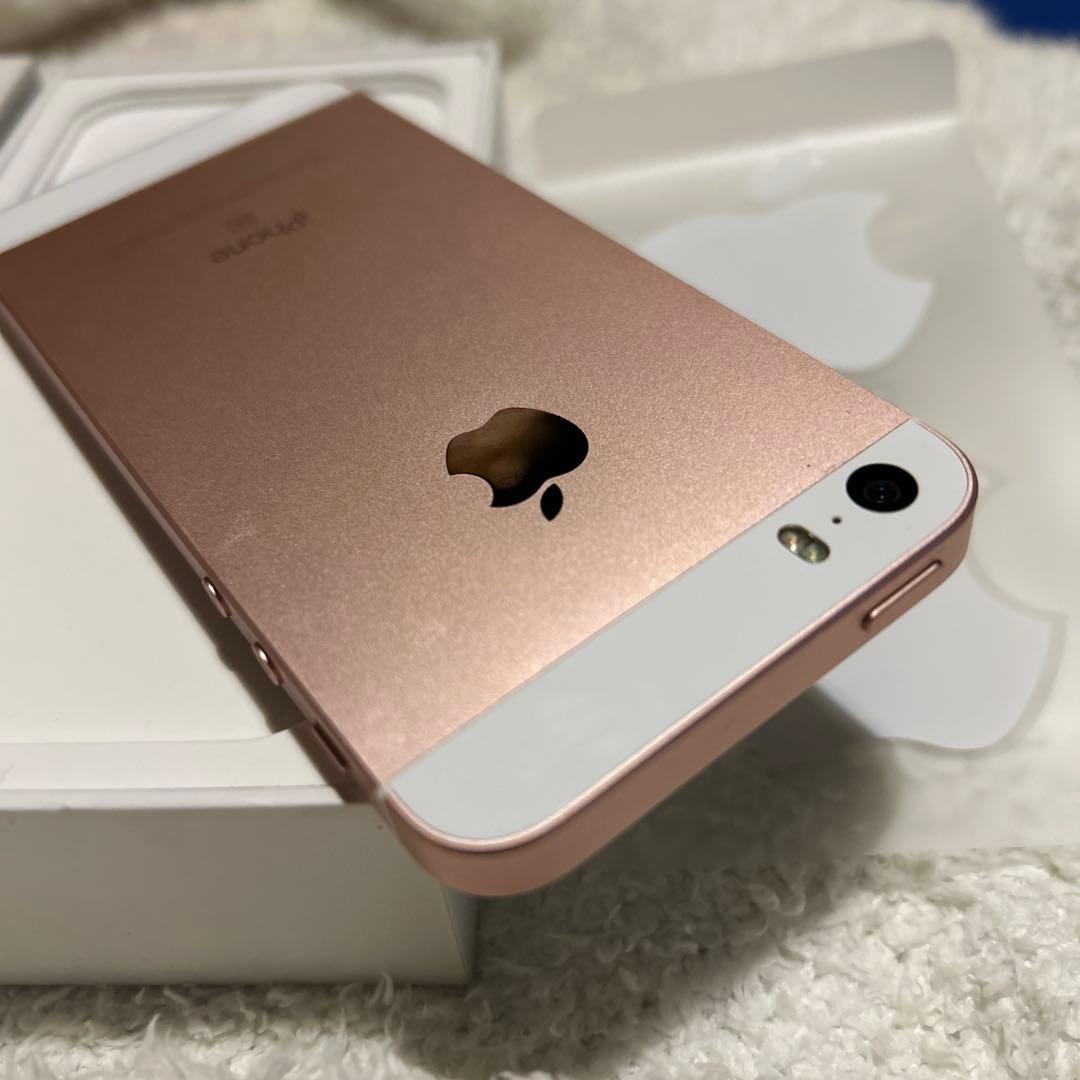 iPhoneSE 第1世代 ローズゴールド 16GB バッテリー92％ 箱付き