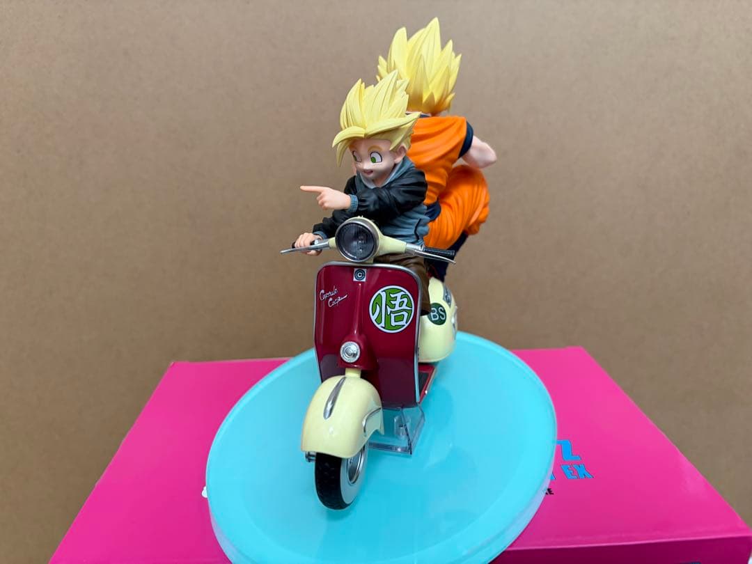 デスクトップリアルマッコイEX ドラゴンボールZ孫悟空＆孫悟飯＆バイク